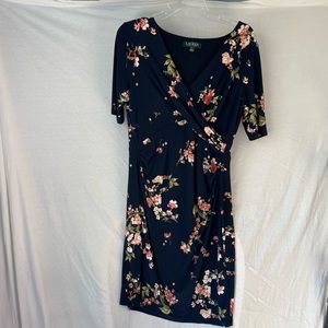Lauren Ralph Lauren faux wrap dress